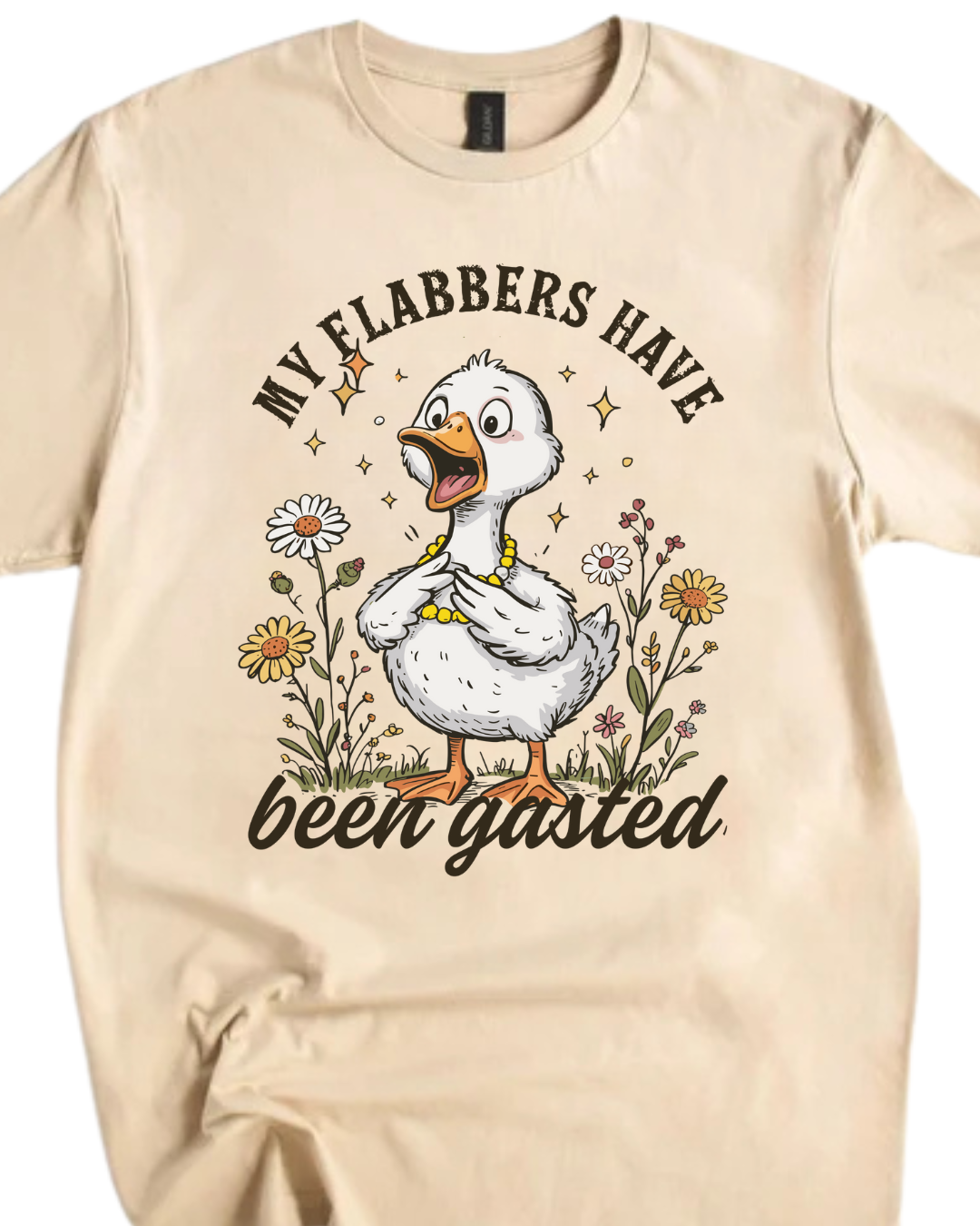 "My Flabbers Have Been Gasted" Adult T-Shirt