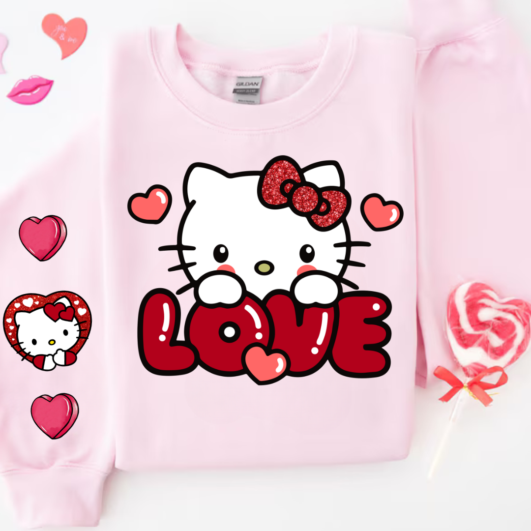 Hello Love Crewneck Sweater