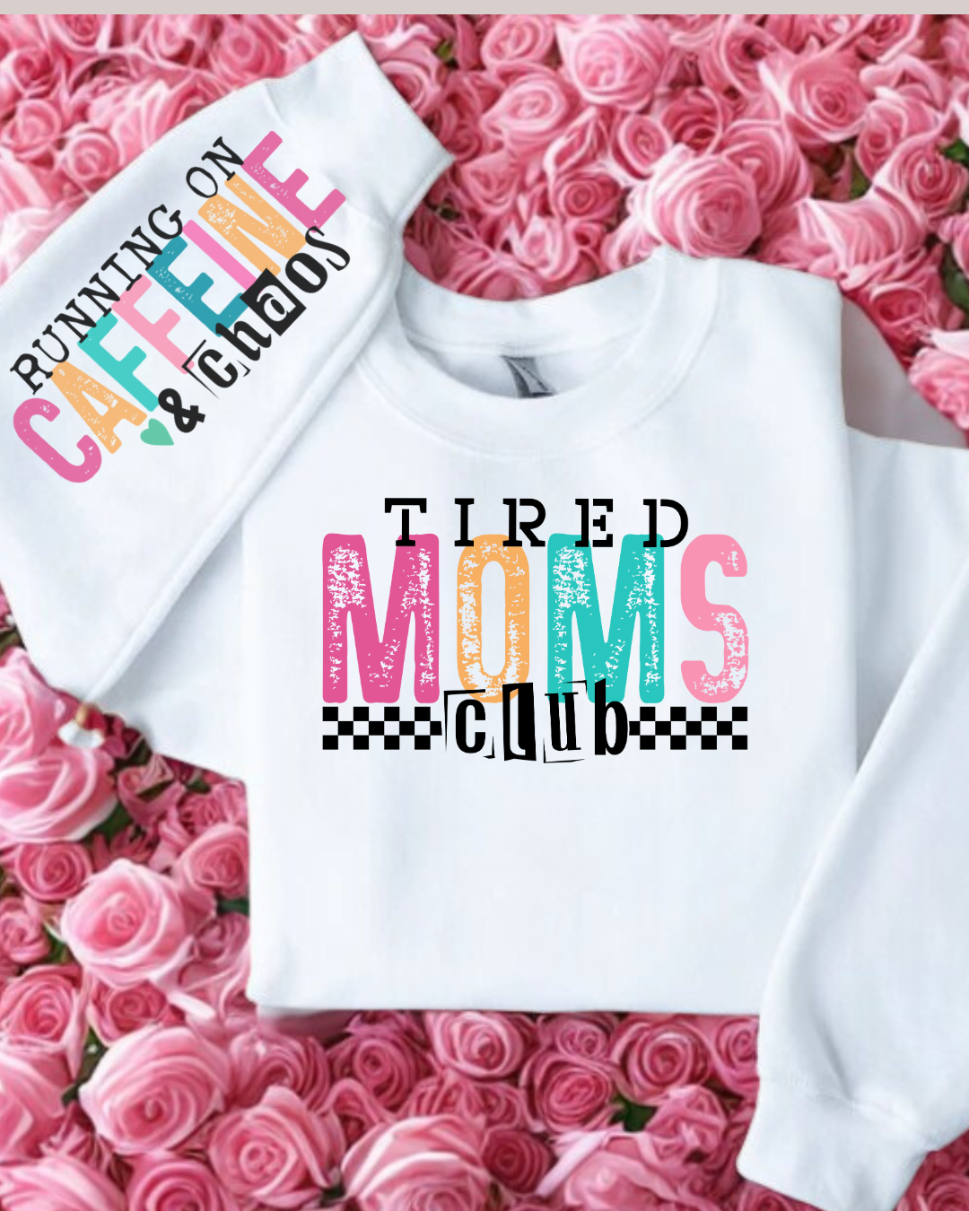 Tired Mom's Club Sweater