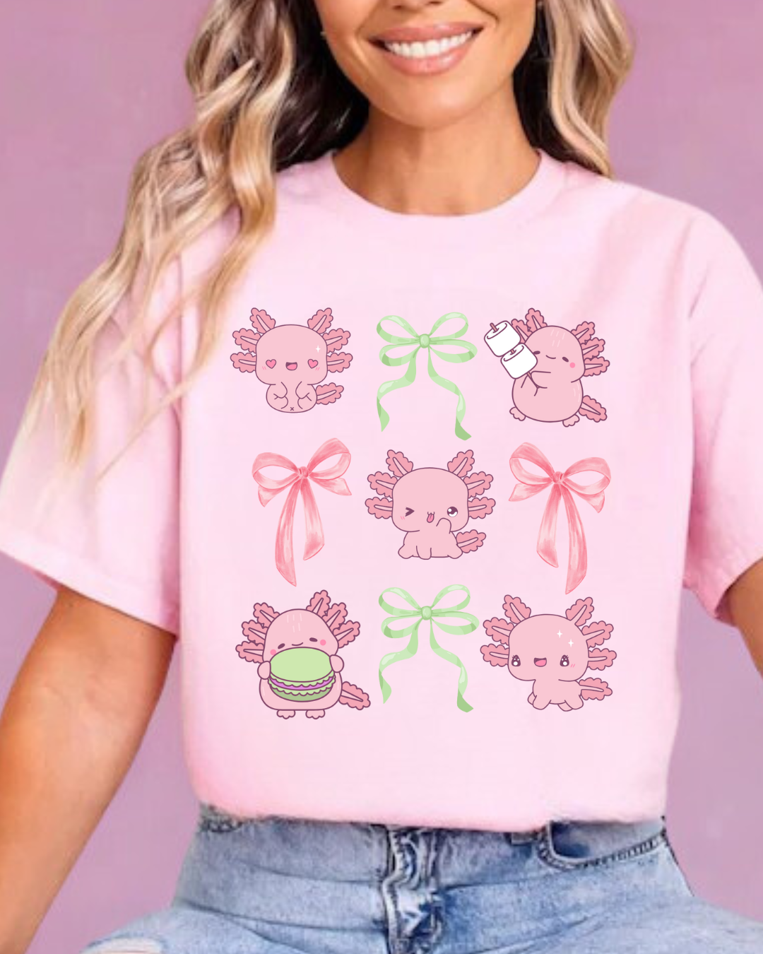 Coquette Axolotl Cutie T-Shirt