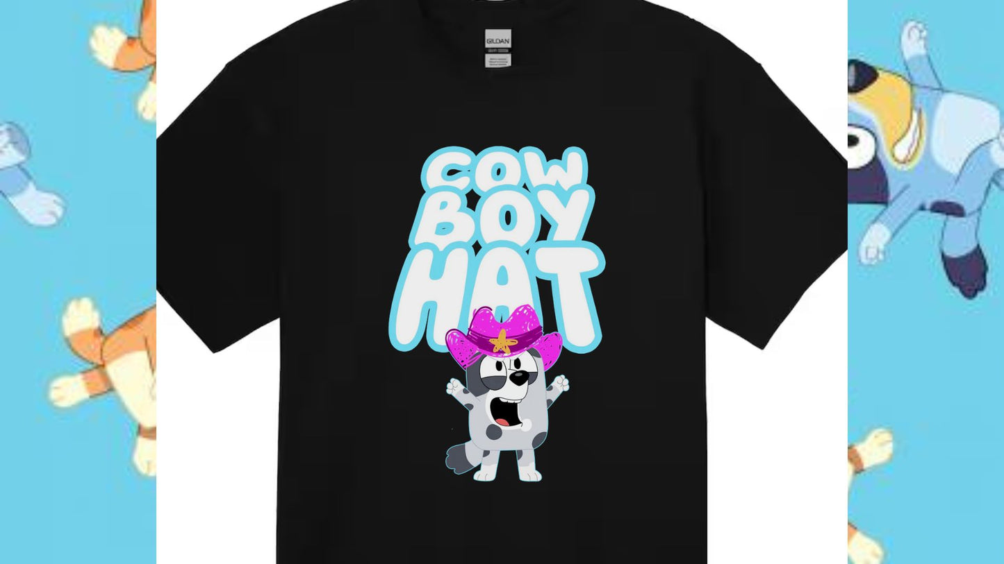 Kids "Cowbow Hat" Muffin Style T-Shirt