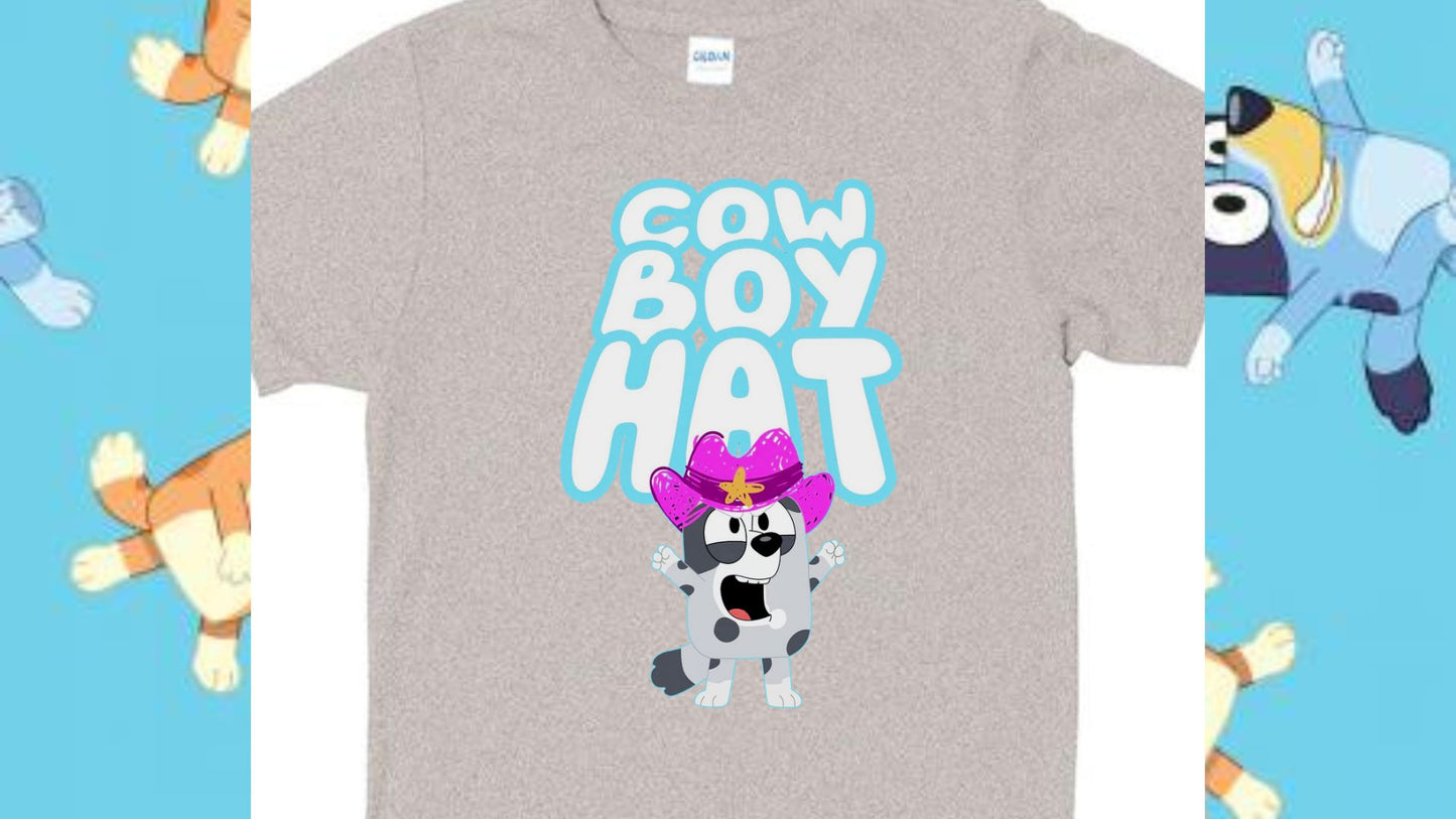 Kids "Cowbow Hat" Muffin Style T-Shirt