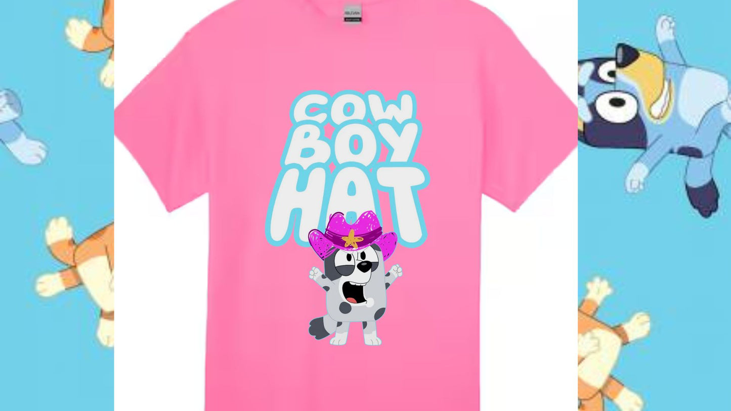 Kids "Cowbow Hat" Muffin Style T-Shirt