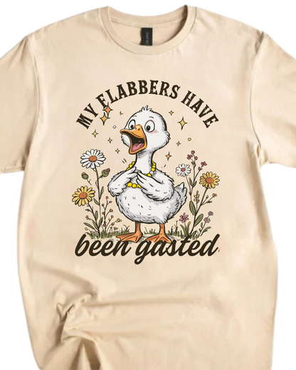 "My Flabbers Have Been Gasted" Adult T-Shirt