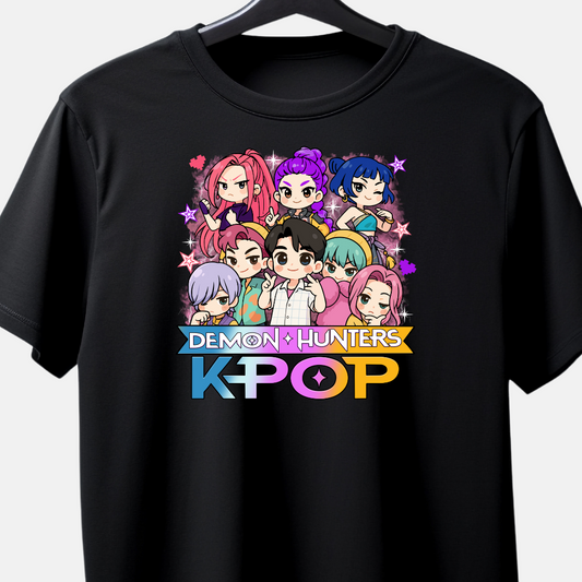 K-Pop Demon Hunters Anime Unisex Adult T-Shirt