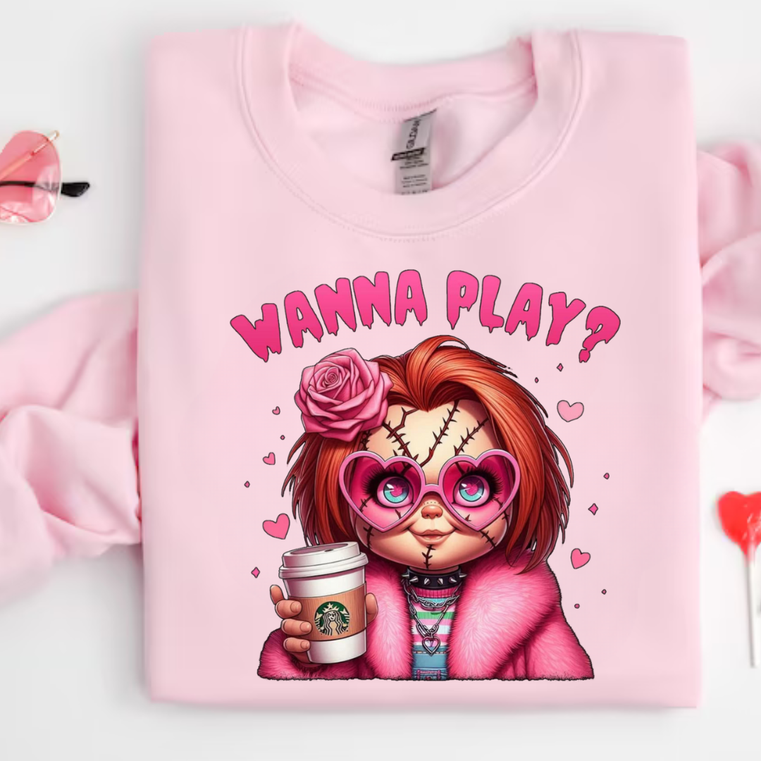 Wanna Play Crewneck Sweater