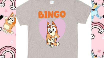 Kids "I Love Bingo" Style T-Shirt