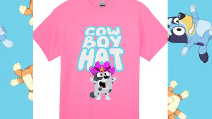 Kids "Cowbow Hat" Muffin Style T-Shirt